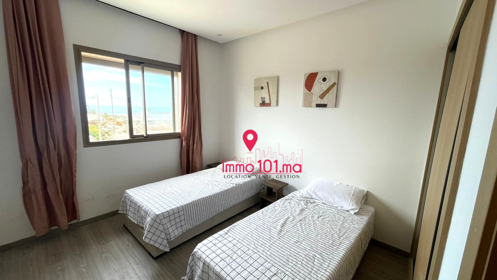 Location appartement avec vue sur mer à Harhoura ZLLAM2397